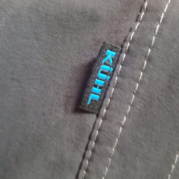 KUHL RENEGADE ROCK SHORTS. KOAL BLACK. SZ 42. UPF50+ WATER RESIST. - Picture 5 of 11